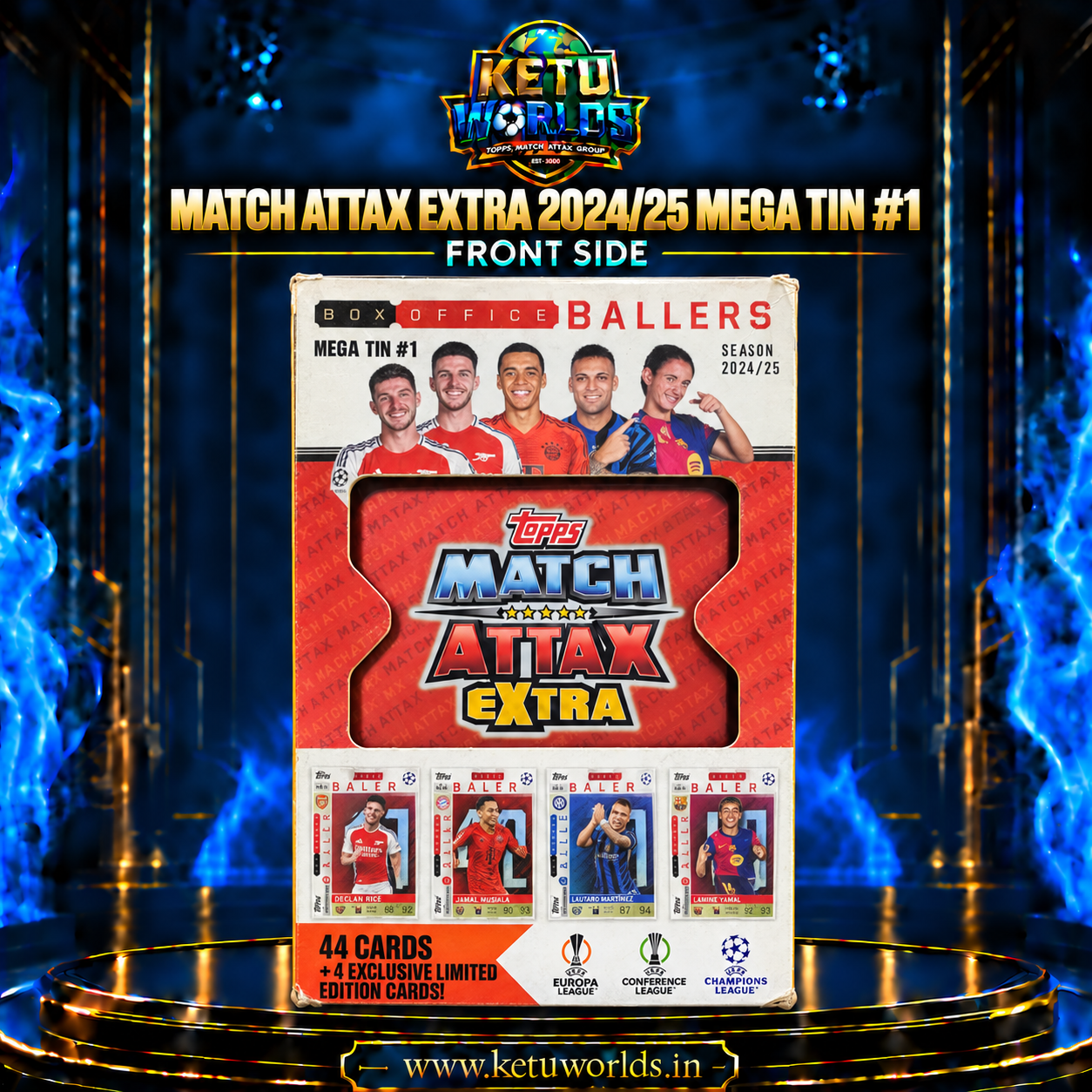 Match Attax Extra 2024/25 Mega Tin #1 – Box Office Ballers