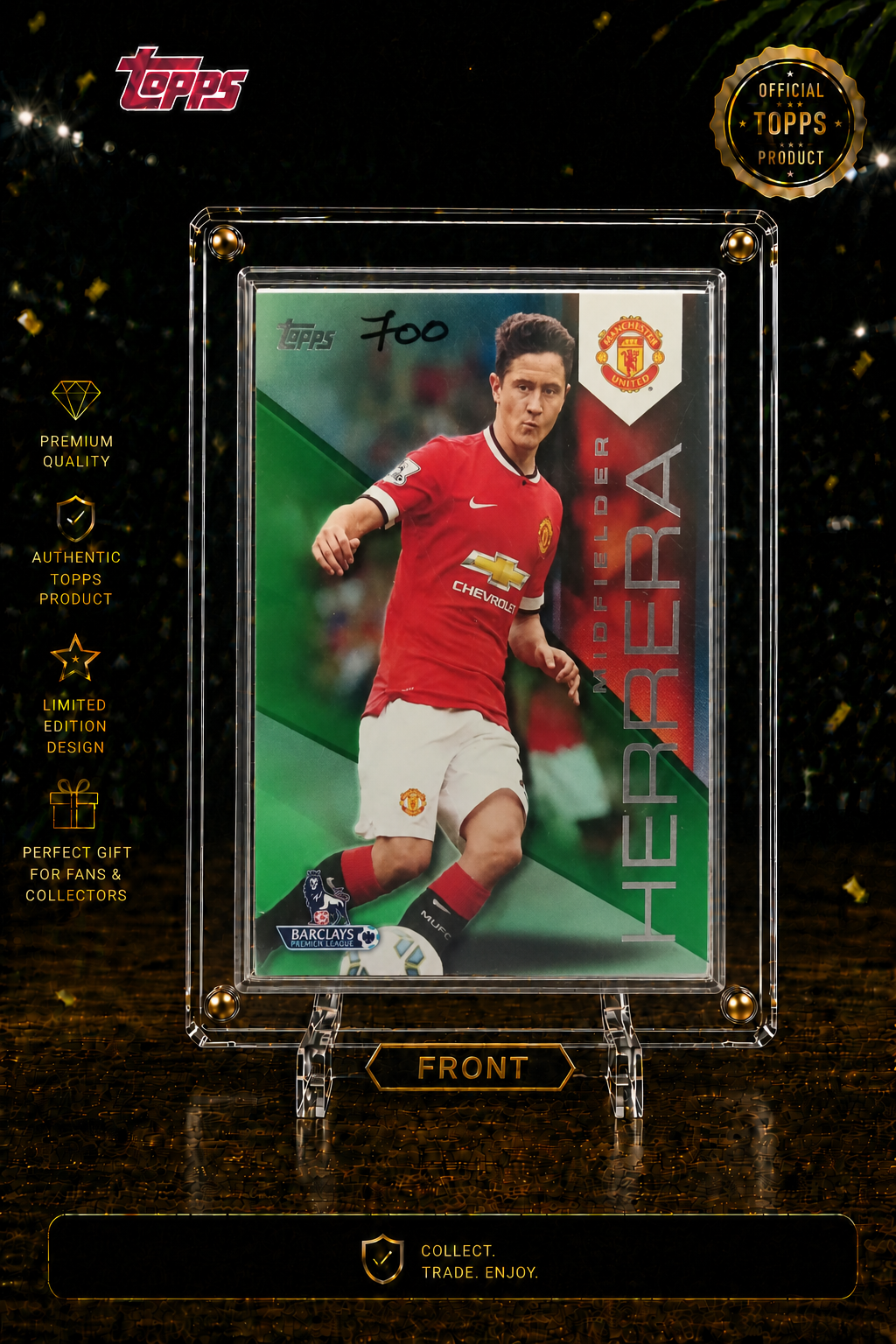 ANDER HERRERA - NUMBERED CARD
