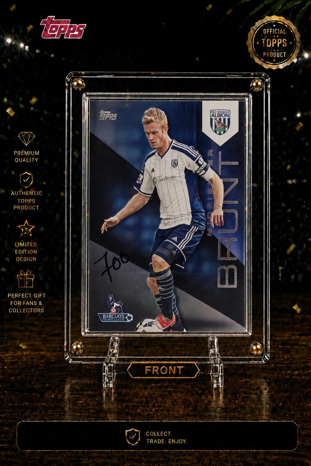 Chris Brunt - Numbered card