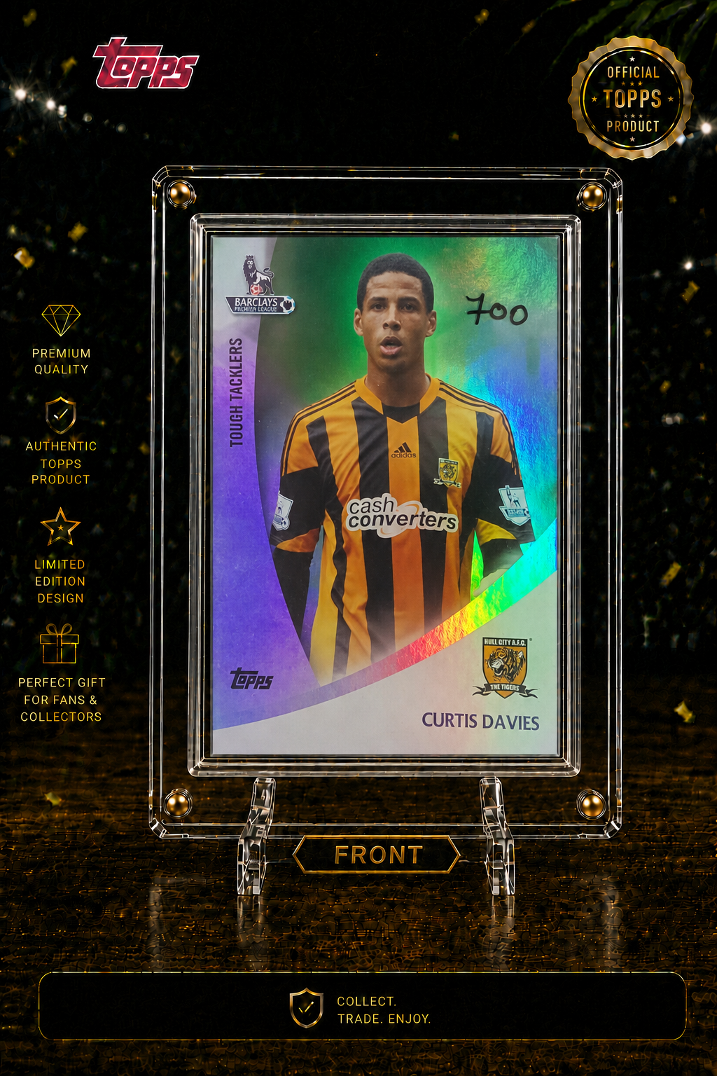CURTIS DAVIES - NUMBERED CARD