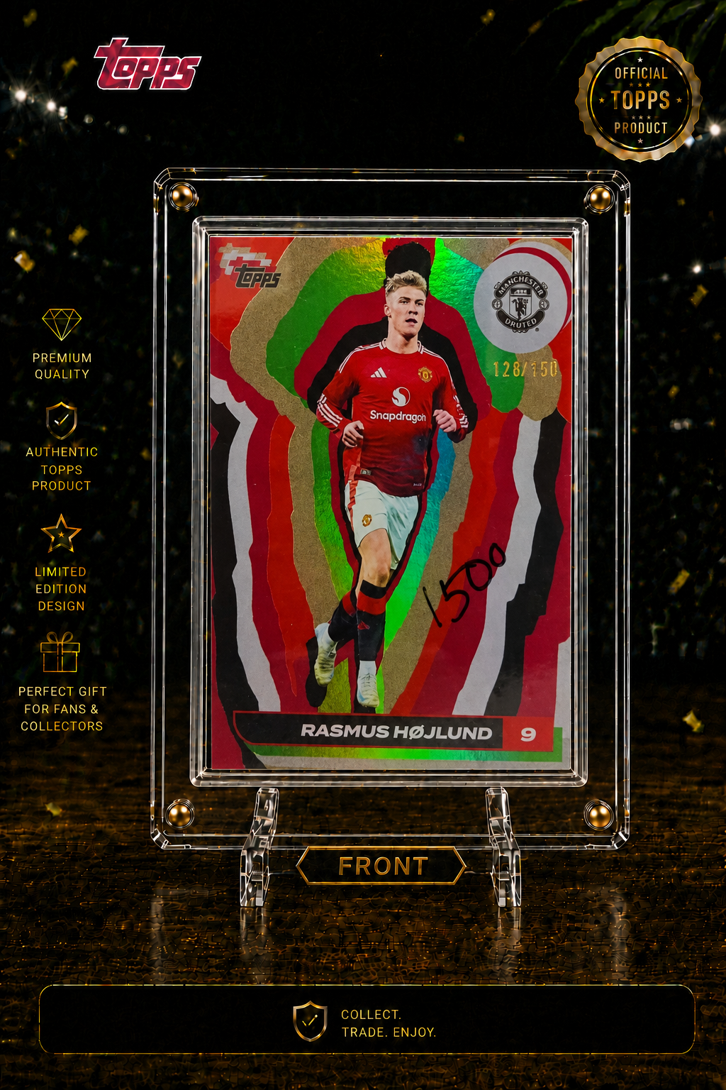 RASMOS HOJLUND -128/150 NUMBERED 