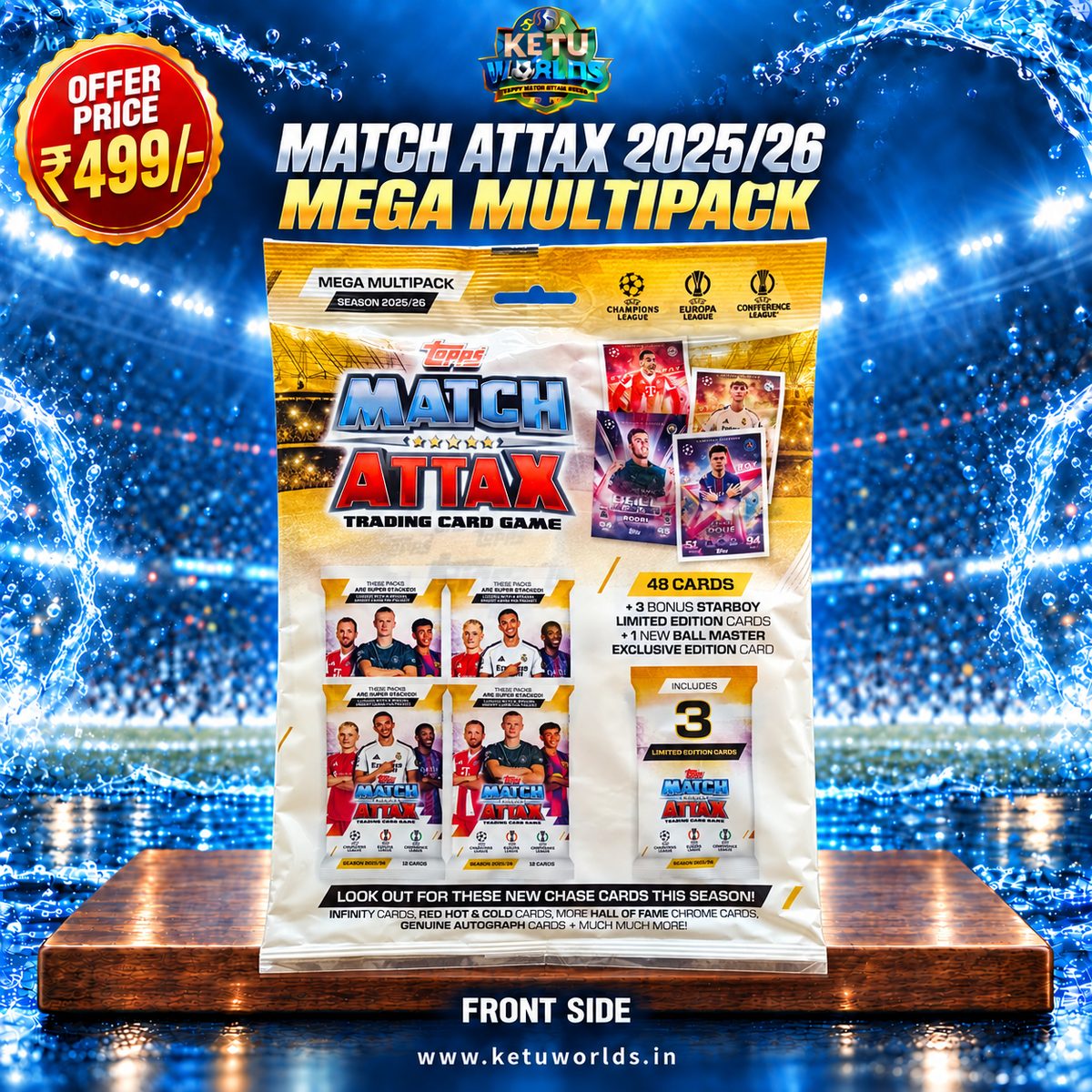 Match Attax 2025.26 Mega Multipack  — front side