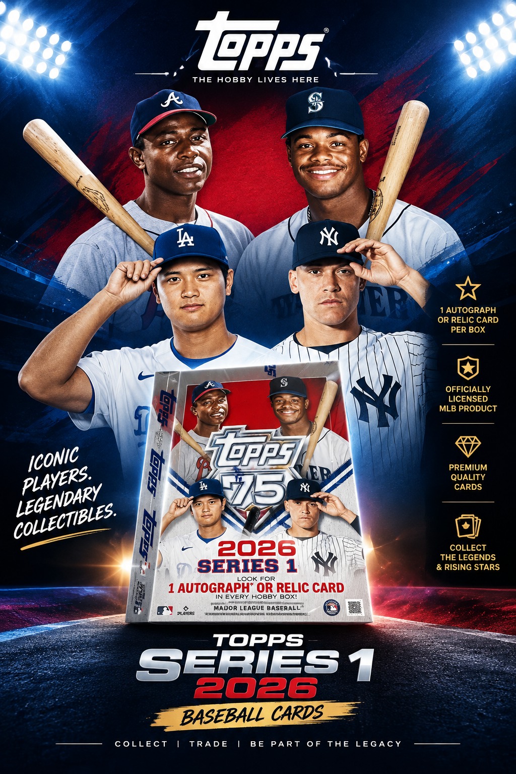 Baseball Series -1 Box — front side