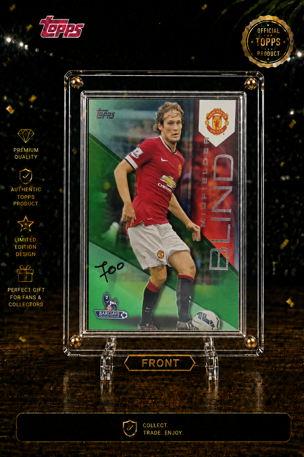 DALEY BLIND NUMBERED CARD