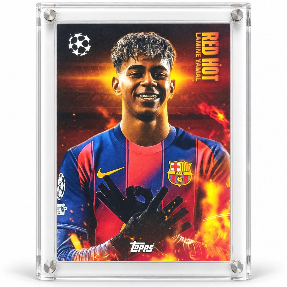 Red Hot Yamal Card — front side