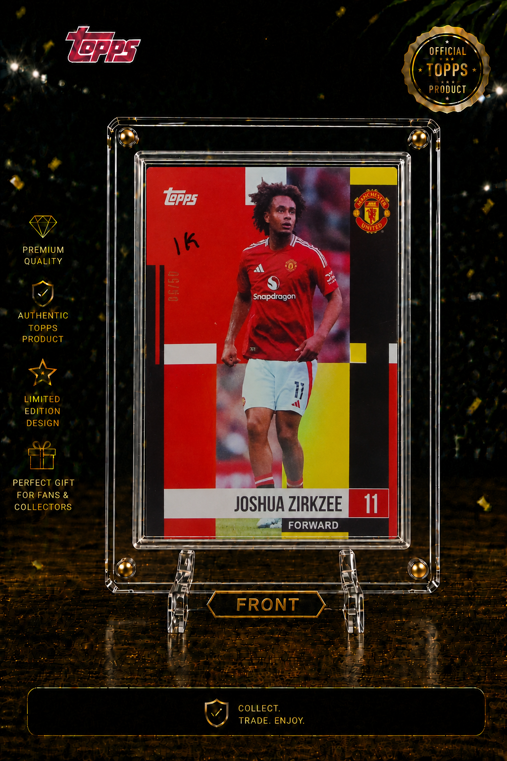 JOSHUA ZIRKZEE NUMBERED CARD - 06 / 50