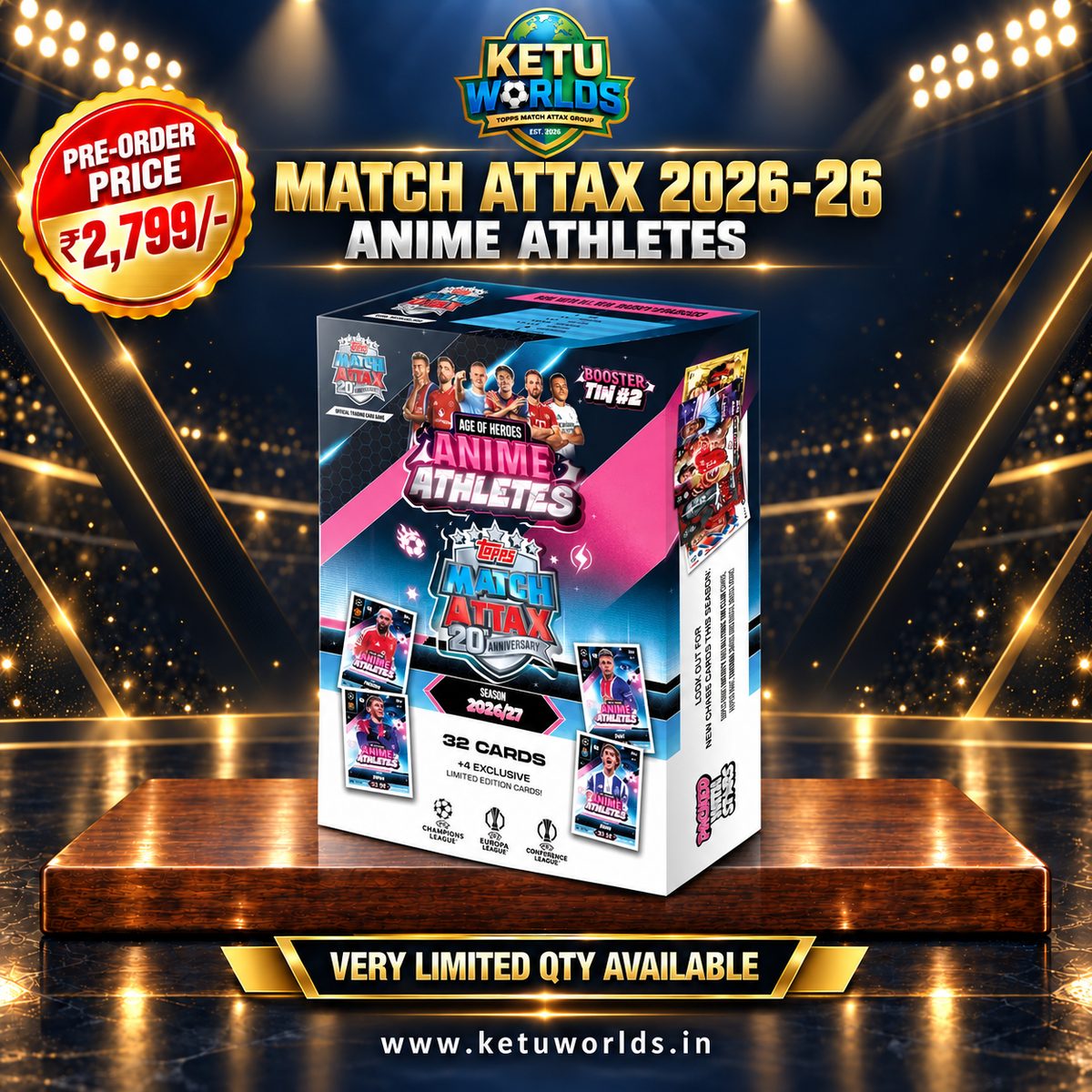 Match Attax 2026-27 Anime Athletes — front side