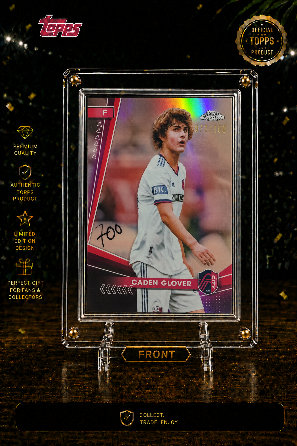 CADEN GLOVER - NUMBERED- 072 / 100 