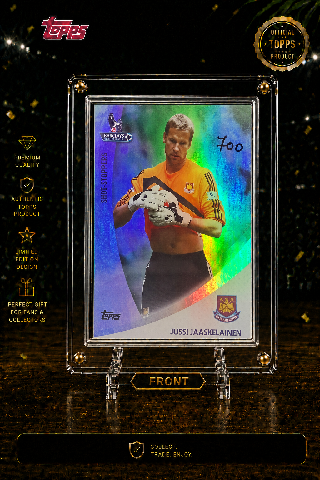 JUSSI JAASKELAINEN NUMBERED CARD