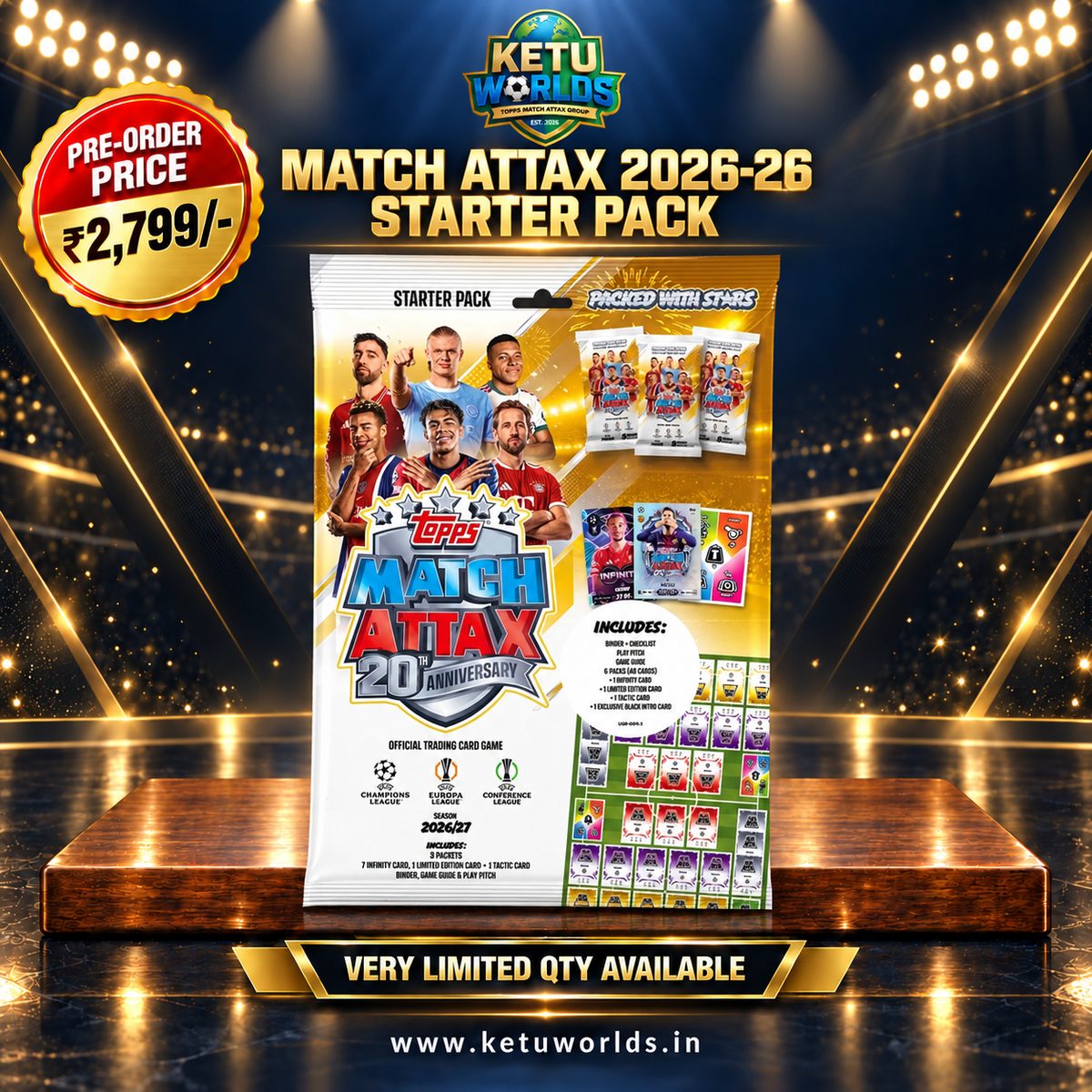 Match Attax 2026-27 Starter Pack — front side