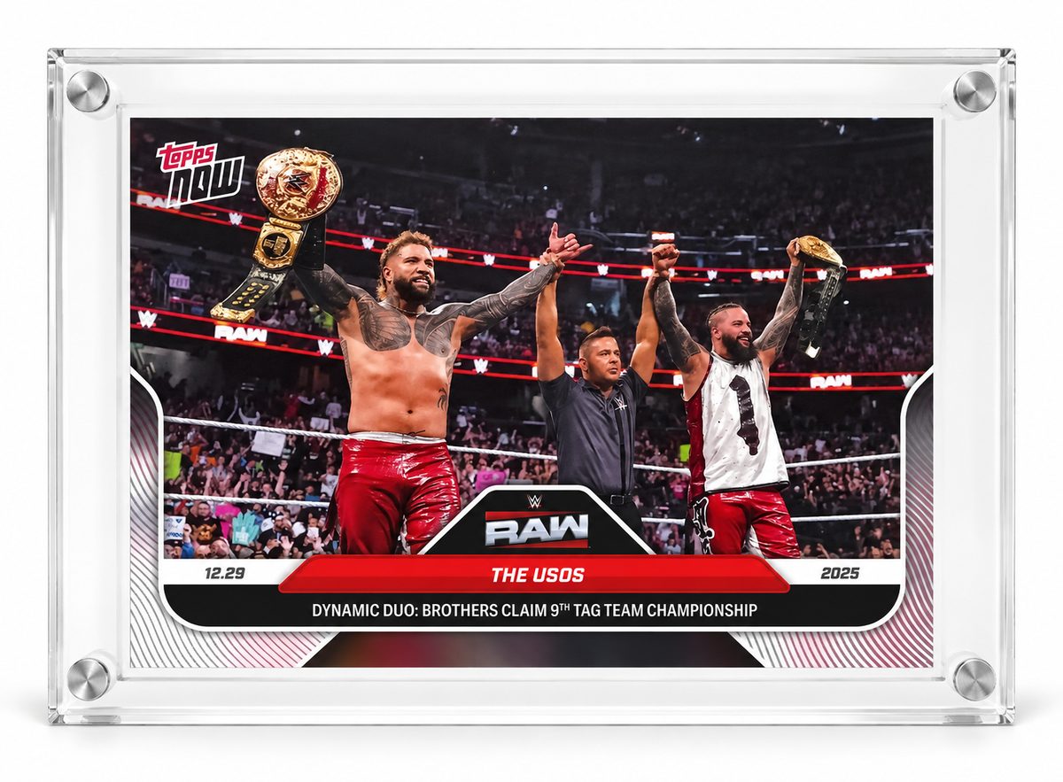 THE USOS - DYNAMIC DUO- BROTHERS CLAIMS 9TH TAG TEAM CHAMPIONSHIP — front side