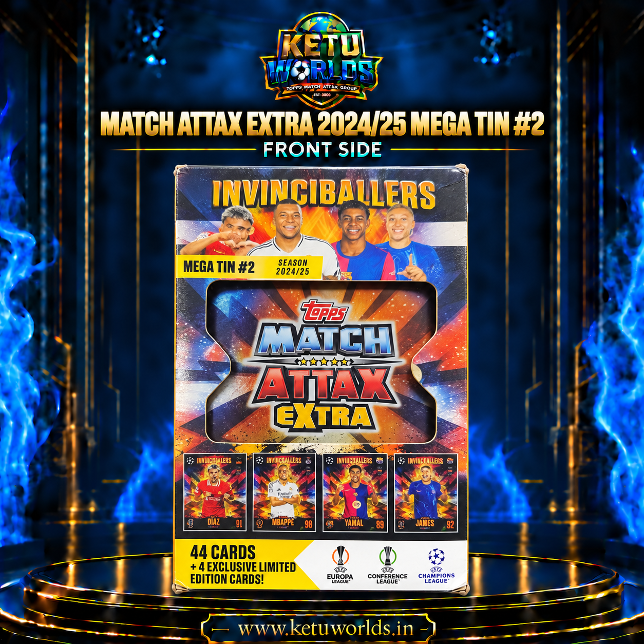 MATCH ATTAX EXTRA 2024/25 MEGA TIN #2- INVINCIBALLERS