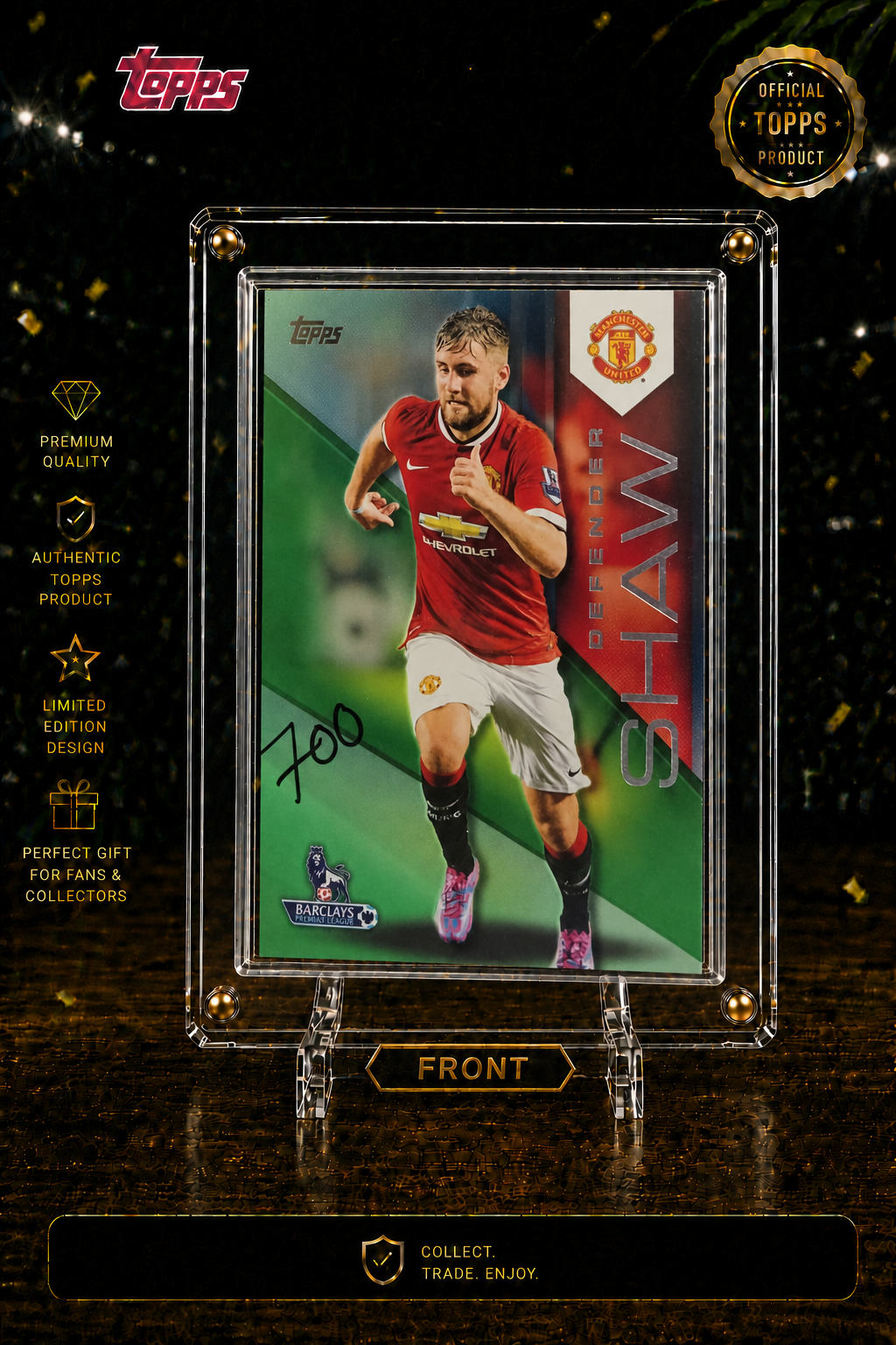 Luke Shaw - Numbered Card