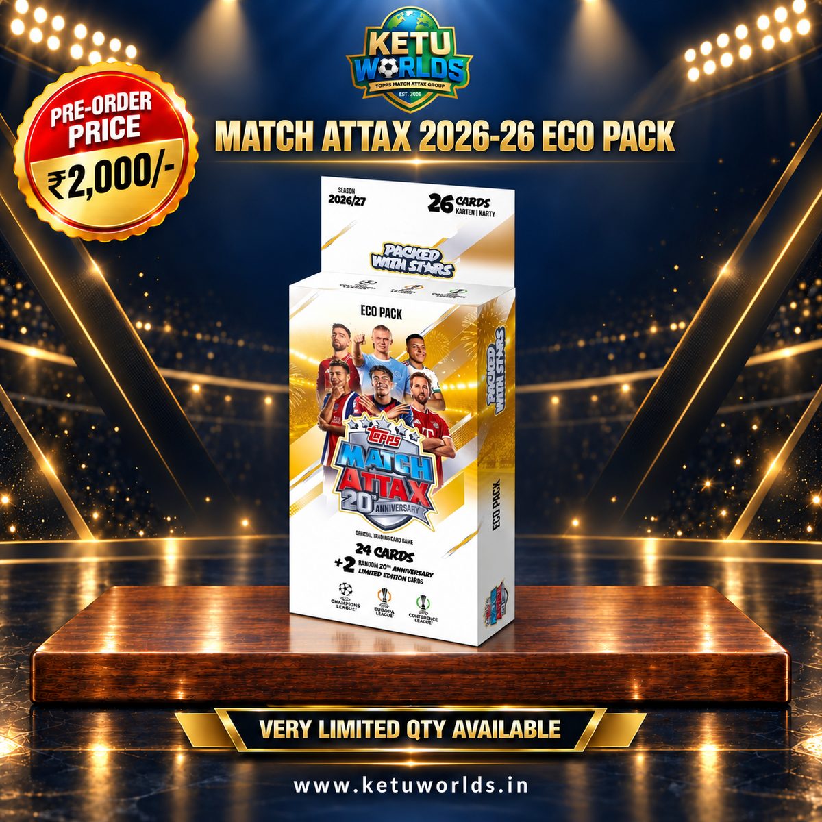 Match Attax 2026-27 Eco Pack — front side