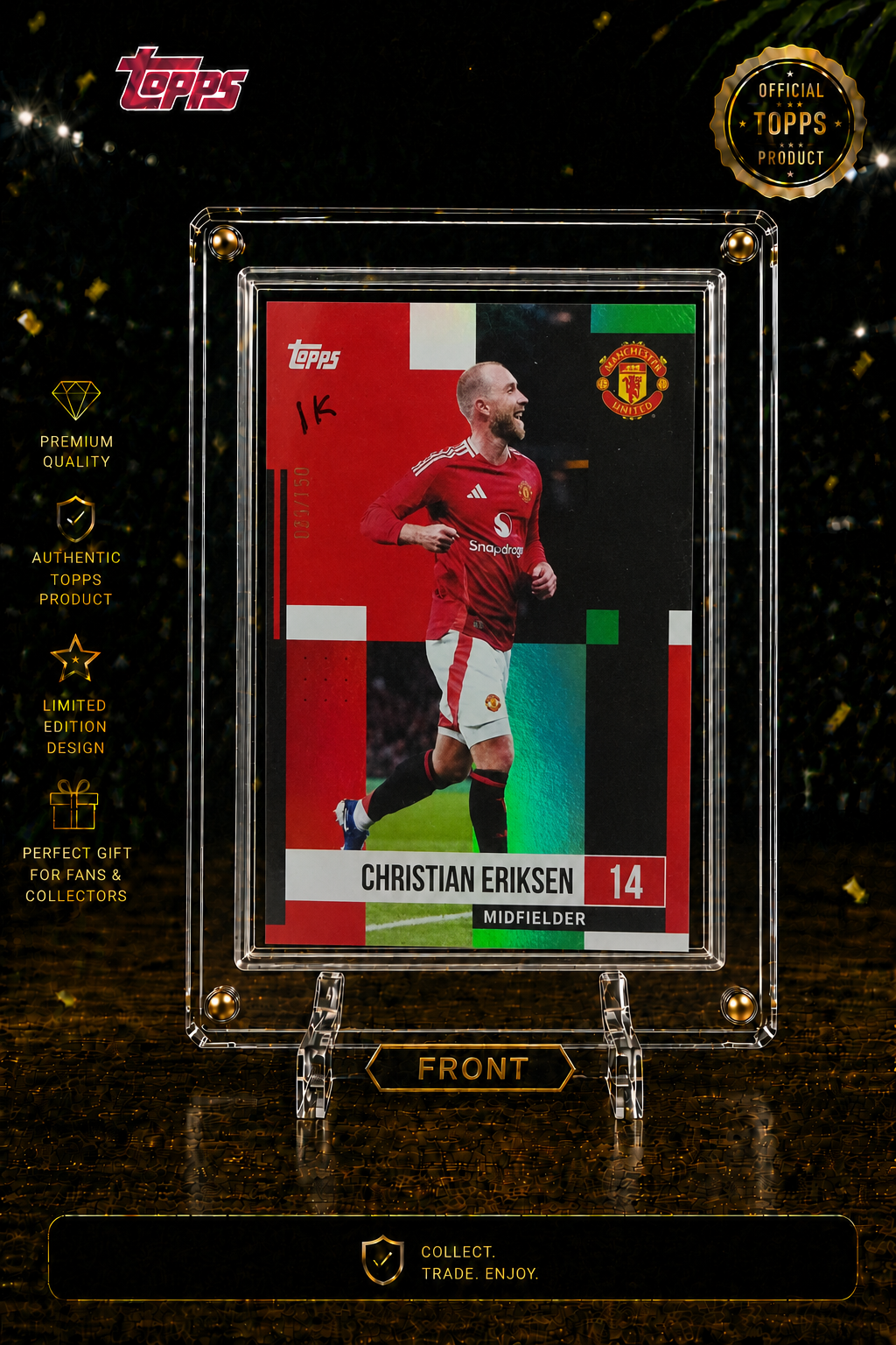 CHRISTIAN ERIKSEN - NUMBERED CARD - 033/150