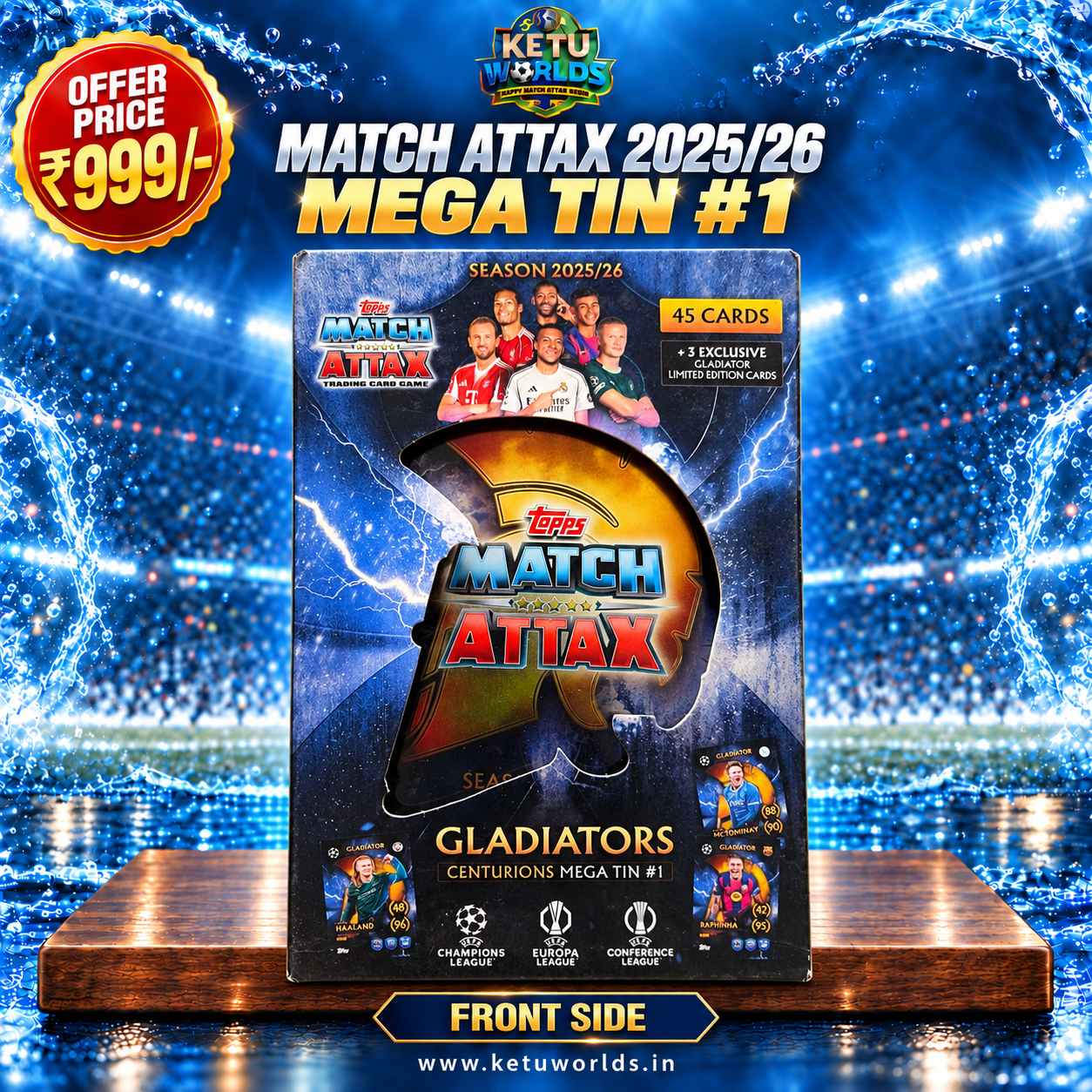 Match Attax 2025.26 Mega Tin- 1 — front side