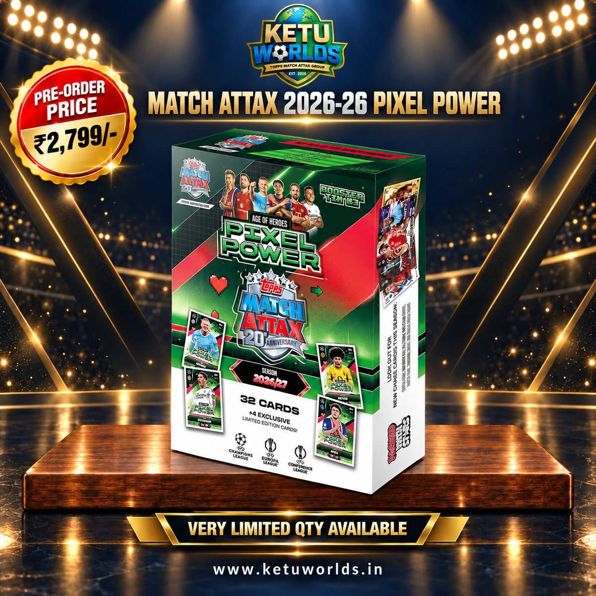 Match Attax 2026-27 Pixel Power — front side