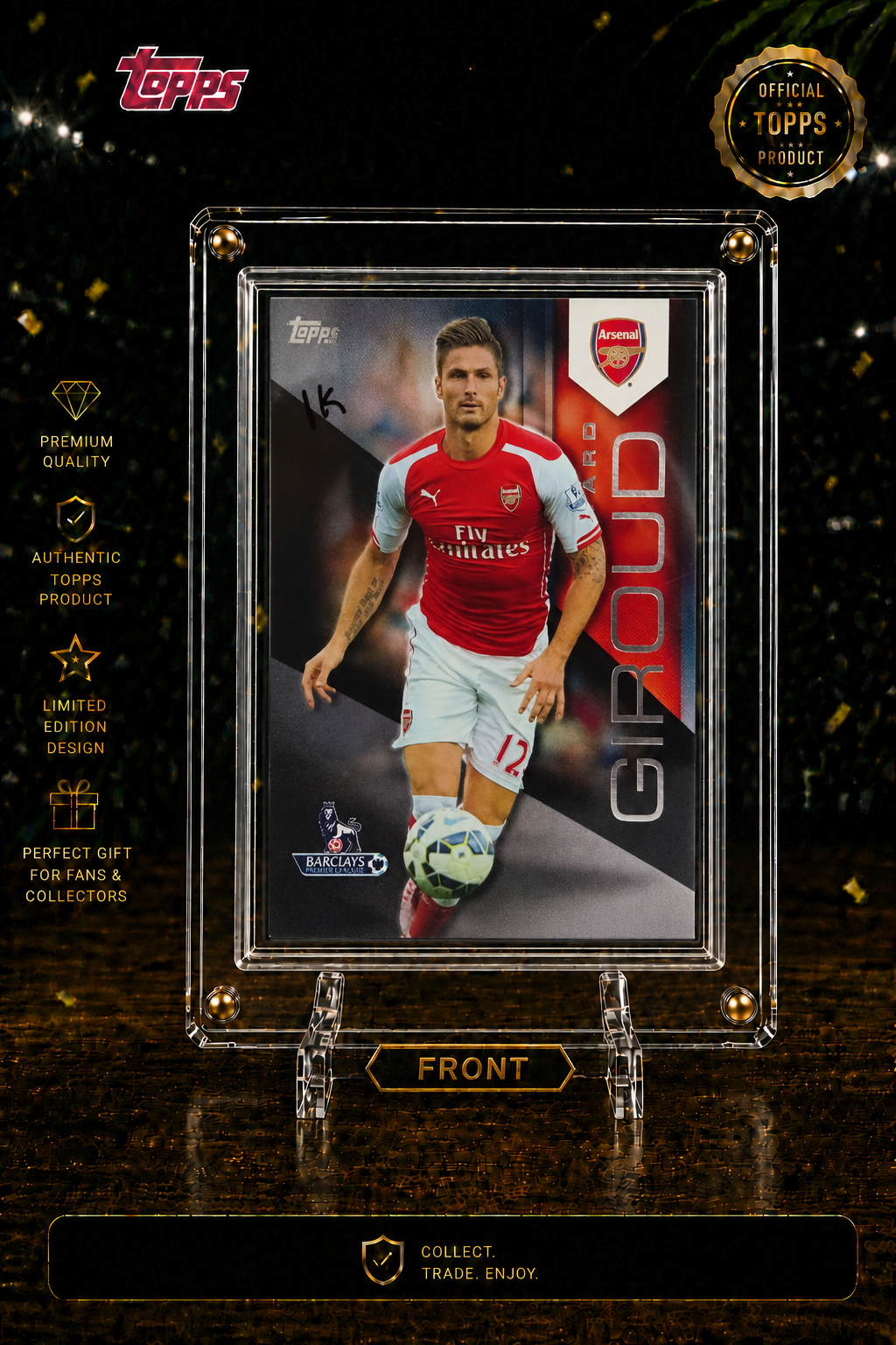 OLIVIOR GIROUD - NUMBERED CARD 
