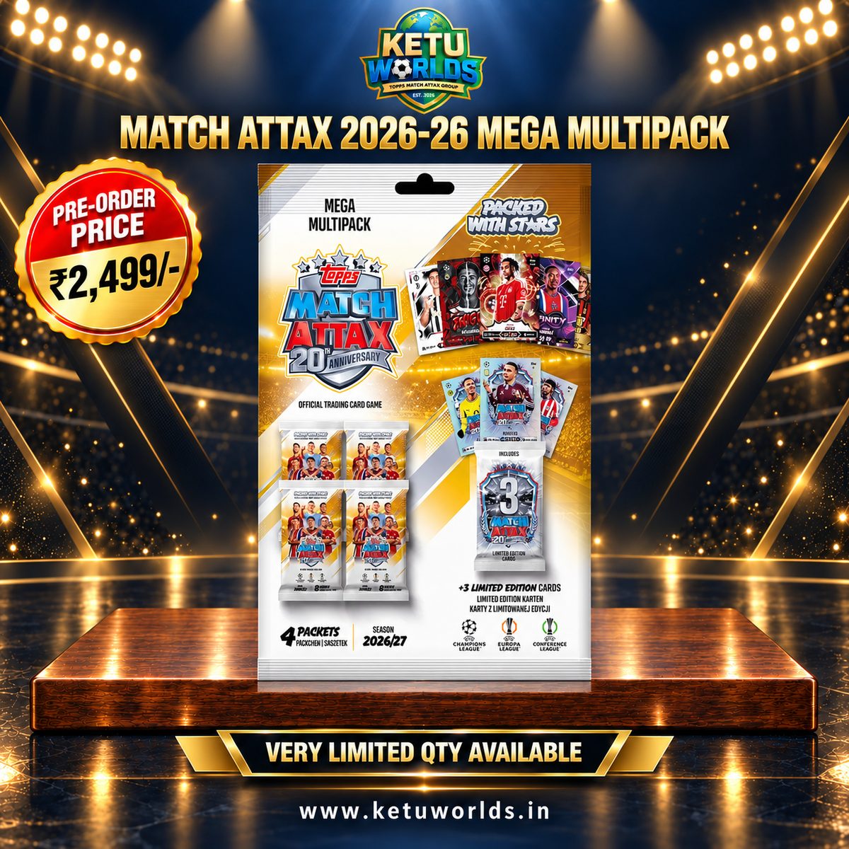 Match Attax 2026-27 Mega Multipack — front side