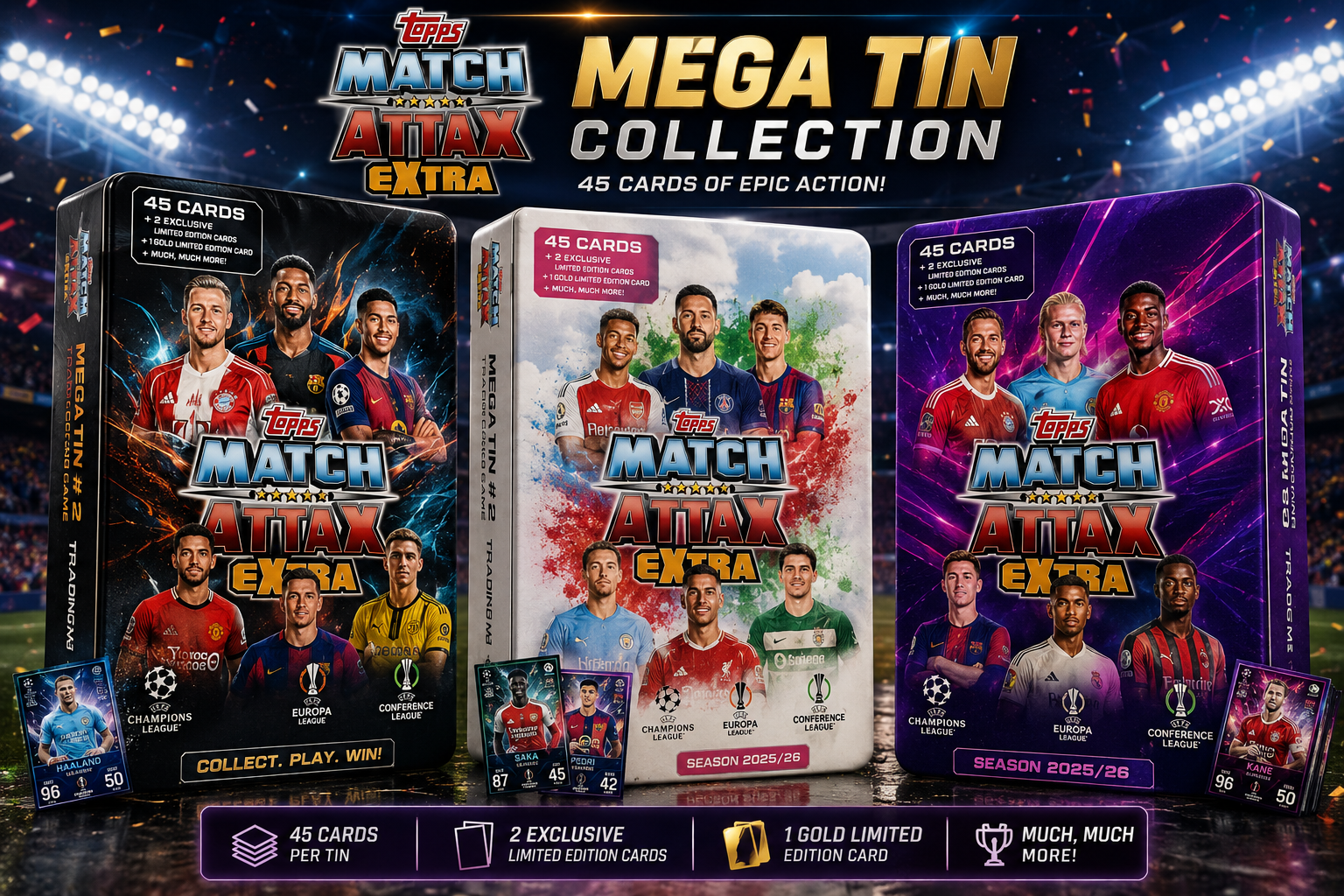 Match Attax Extra 2025-26 - Mega Tin 1