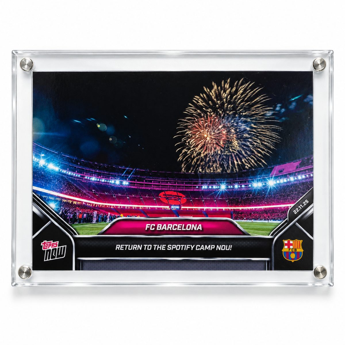 FC BARCELONA - CARD — front side