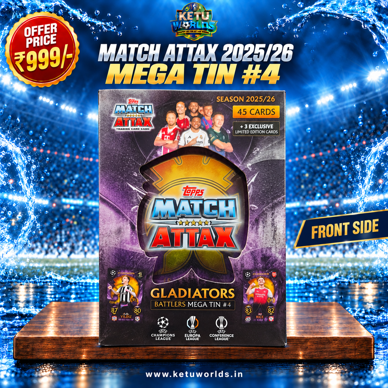 Match Attax 2025.26 Mega Tin- 4 — front side