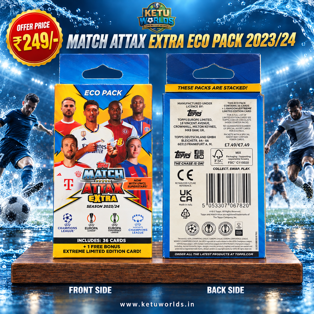 Match attax 2023-24- Eco Pack-- Pack of 1 