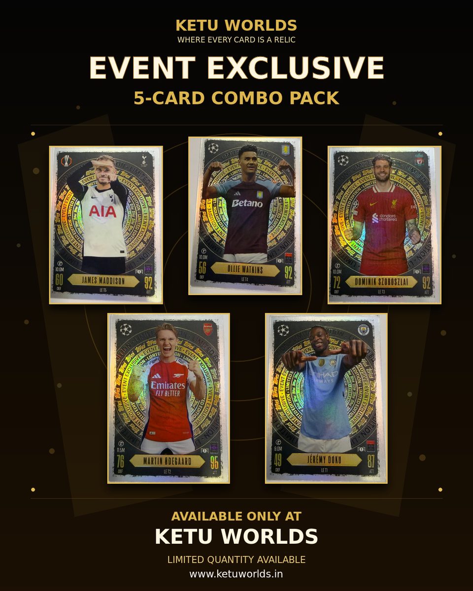 Event Exclusive 5-Card Combo Pack — front side