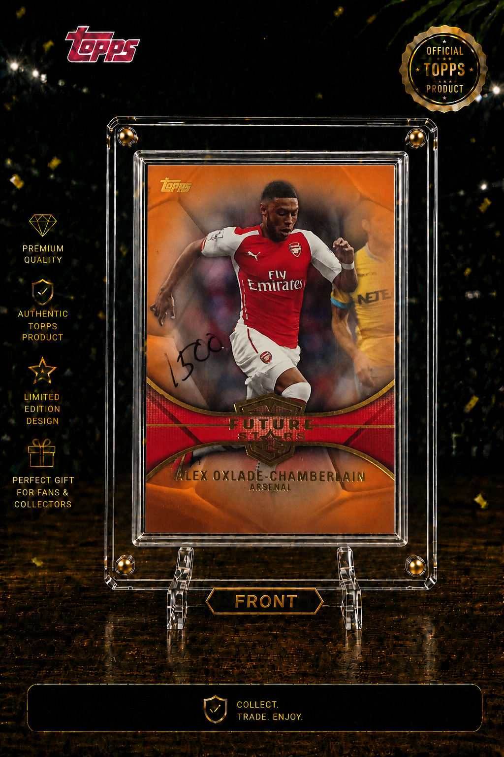 ALEX OXLADE CHAMBERLAIN - NUMBERED CARD 