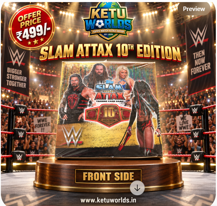 WWE SLAM ATTAX  10TH EDITION - MUG BOX
