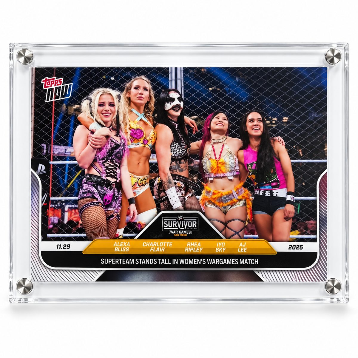 WWE -WOMEN WAR GAMES- SURVIVORS — front side