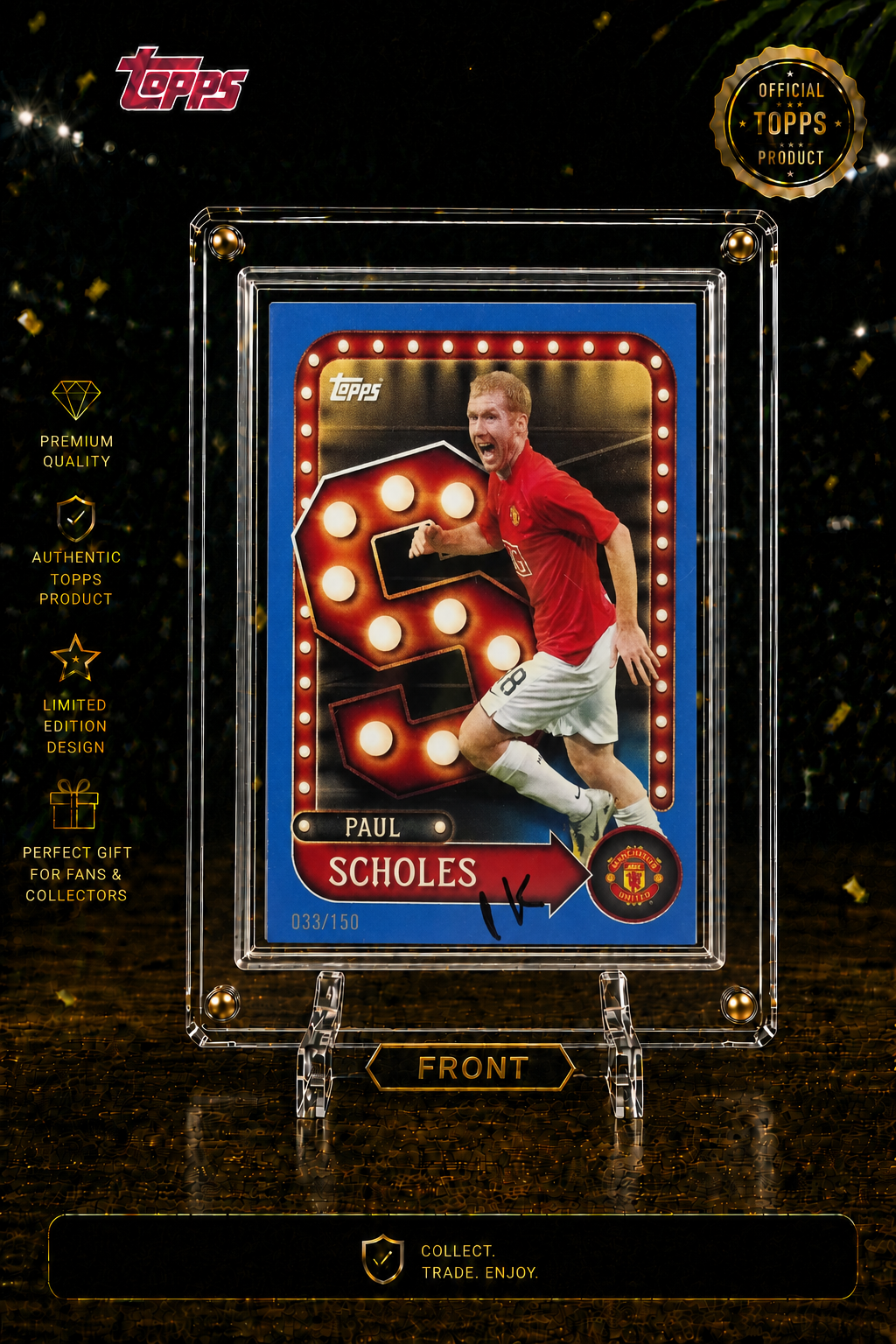 Paul Scholes Blue  033/ 150 