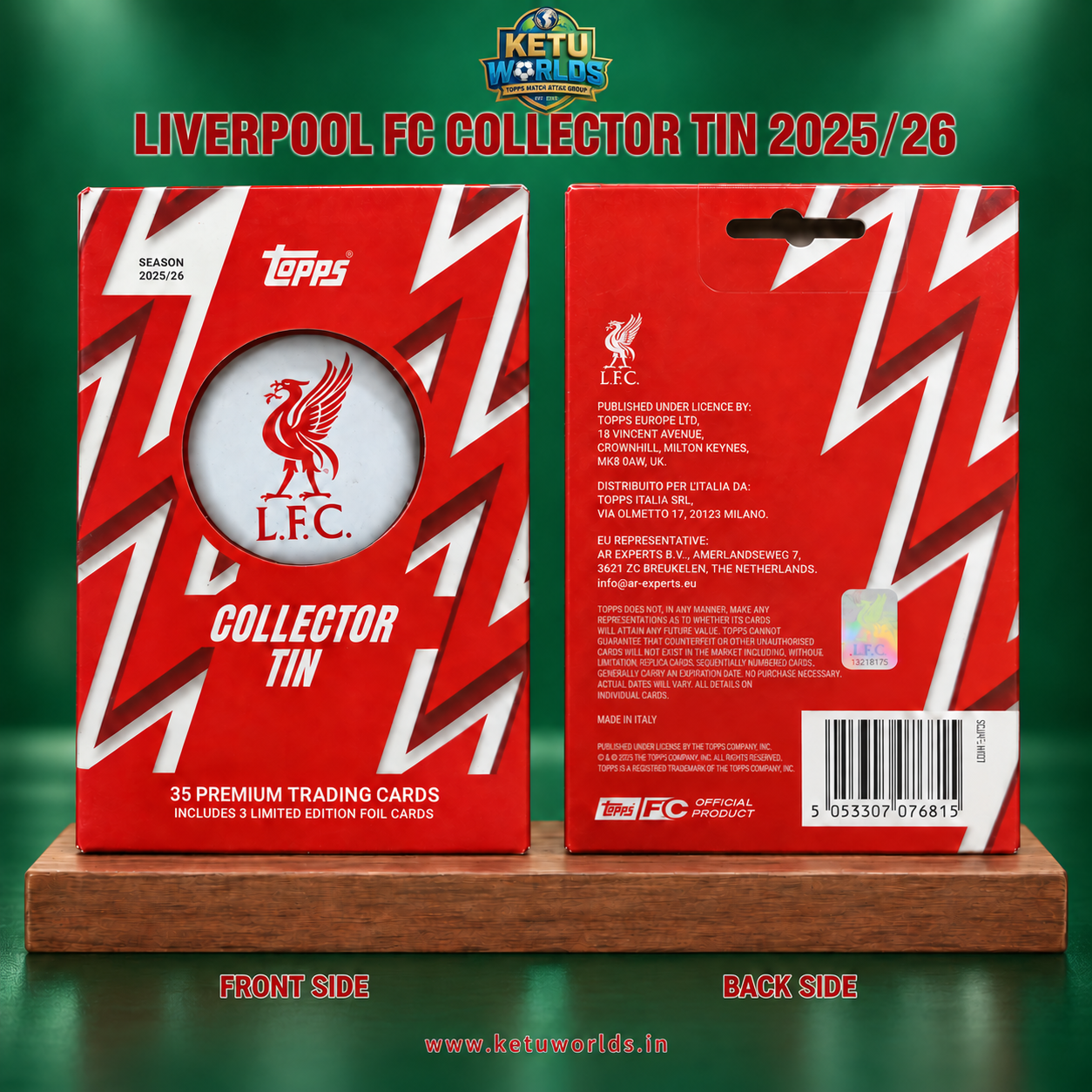 Liverpool FC Collector Chrome Tin 2025/26