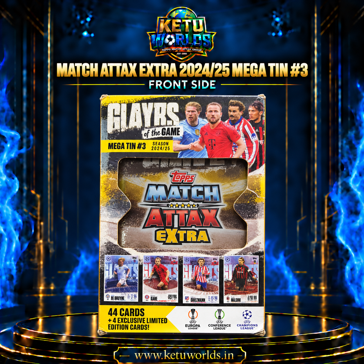 Match attax 2024-25- Extra - GIANTS - Tin- 3 