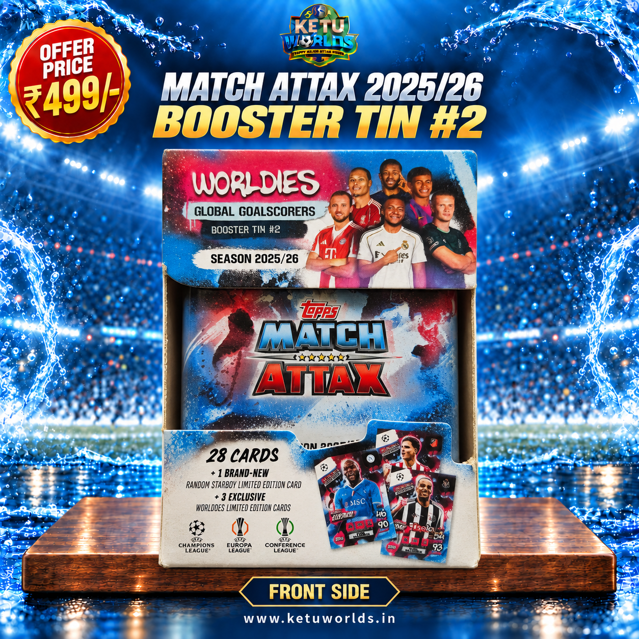 Match Attax 2025.26 Booster Tin- 2  — front side