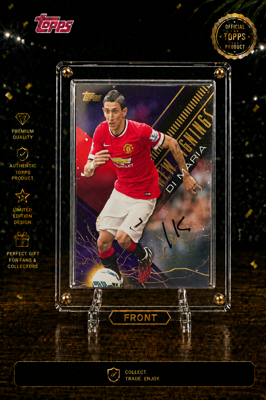 ANGEL DE MARIA - NUMBERED CARD