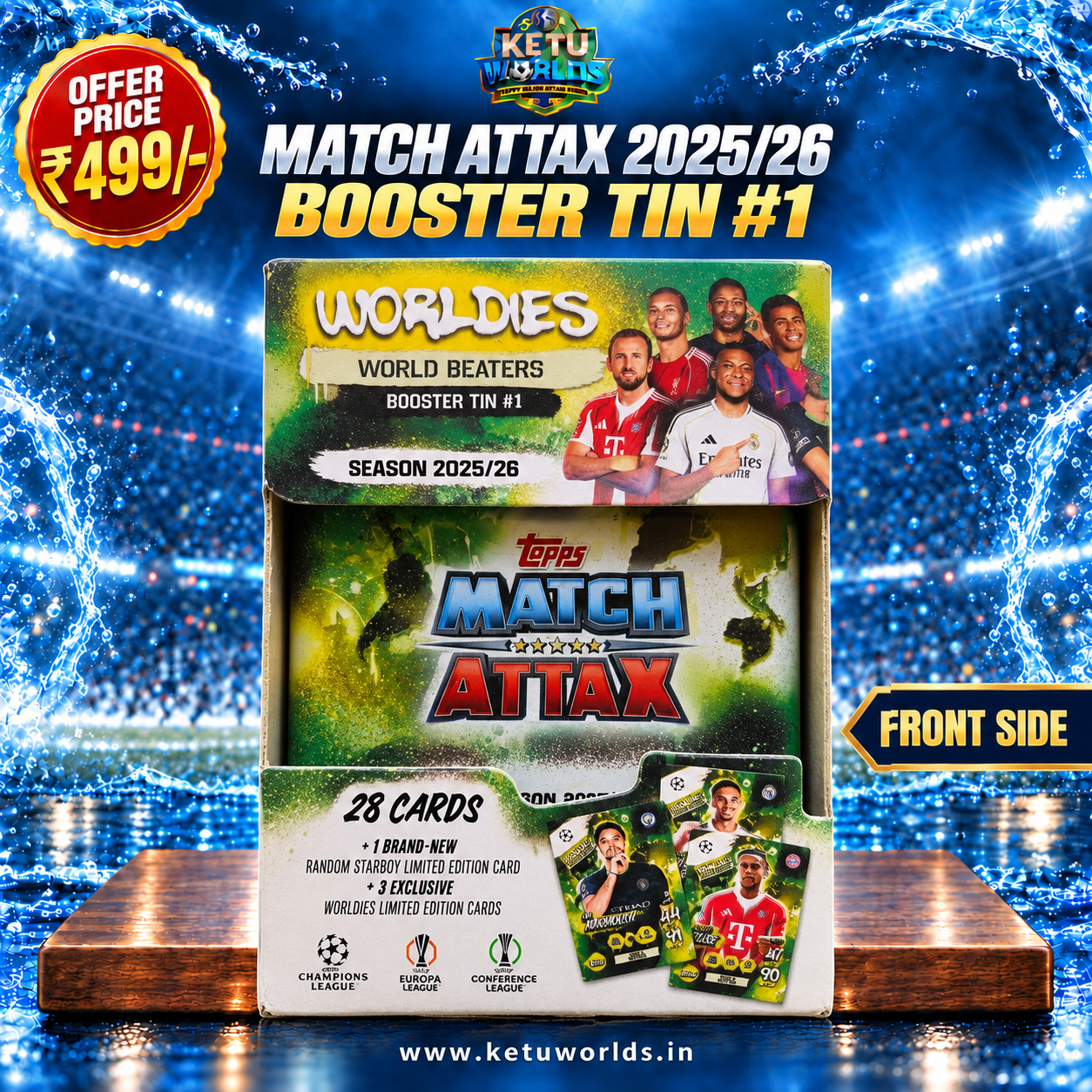 Match Attax 2025.26 Booster Tin- 1 — front side